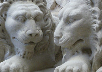 Replica Sculpted Lions
