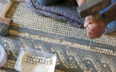 Moving a 2000-year-old mosaic Dorest County Museum