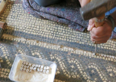 Moving a 2000-year-old mosaic Dorest County Museum