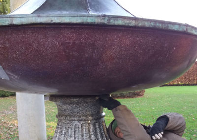 Conserving the unique Porphyry Bowl at Anglesey Abbey
