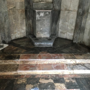 Restored Mausoleum Floor - Cliveden Conservation