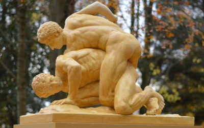 Expert craftsmanship replicates missing statues at Stowe