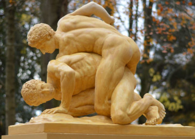Expert craftsmanship replicates the missing martial statues at Stowe