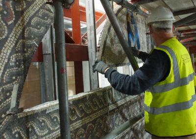 Reinstallation of the Fordington Mosaic at Dorset Museum