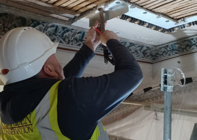 Plaster conservation for precious Victorian architectural gem