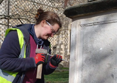 Conservation cleaning of Reading’s treasured monuments