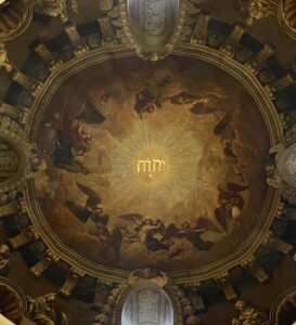 painted dome at St Mary Abchurch