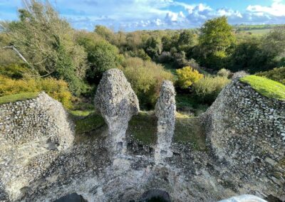 Structural repairs and conservation to Odiham Castle ruins