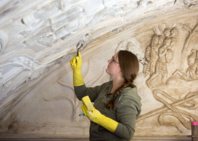 Decorative plasterwork, Long Gallery Ceiling, Lanhydrock