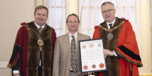 Master Craftsman's Certificate by The Worshipful Company of Masons, presented by The Rt Hon the Lord Mayor Alderman Alastair King DL