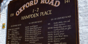 Oxford Road Sign, Reading Borough Council