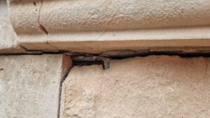 Rusting historic fixings