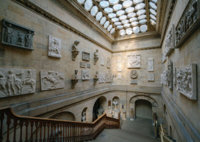 Grand Staircase rehang at Castle Howard