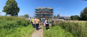 Group of people looking at Baconsthorpe Castle