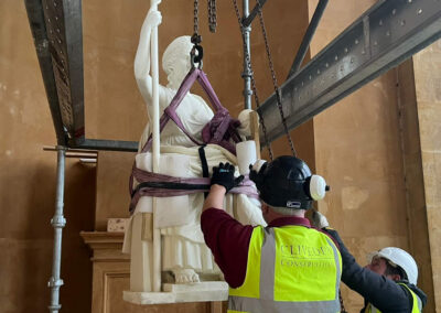 Cybele and Juno Return to Stowe: South Front Portico Restored After 178 Years